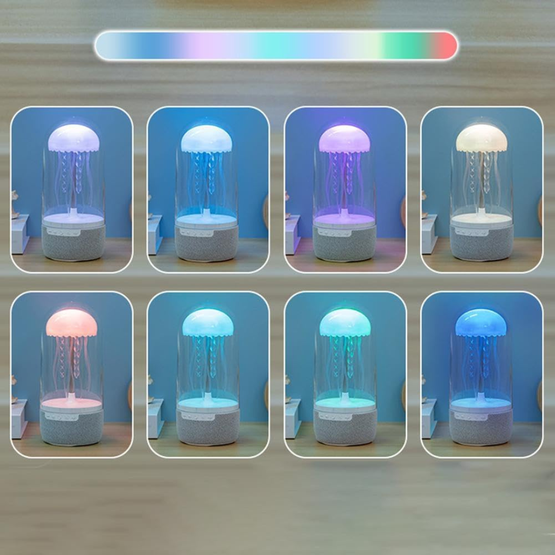 JellyTune Lamp | Rustgevende kwallenweergave met muziek