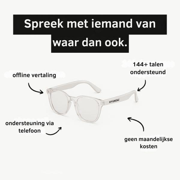 CommuGlasses - Natuurlijk gesprek, schakelen tussen apps niet nodig
