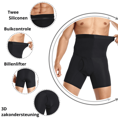 VitalForm Heren Compressieboxershort | Ervaar directe slankheid en comfort