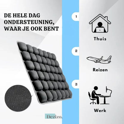 FlexSeat™ - Pad Past zich aan jouw lichaam aan