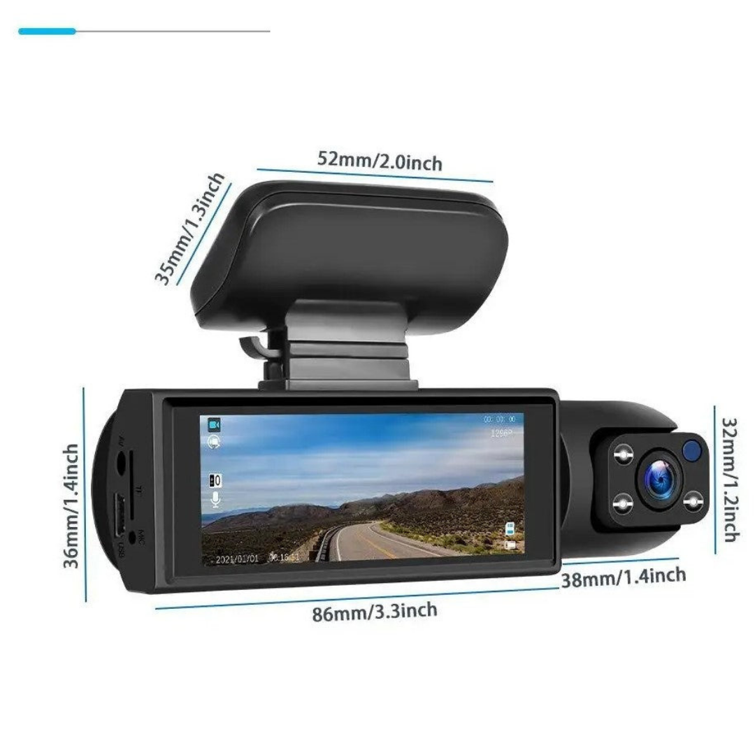 DriveView Pro | Dubbele lens voor volledige dekking