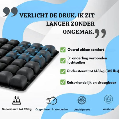 FlexSeat™ - Pad Past zich aan jouw lichaam aan