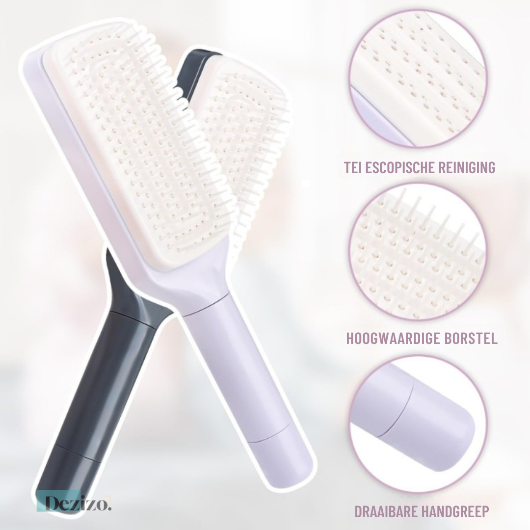 TwistClean Borstel | Gemakkelijk haar verwijderen met een draaibeweging