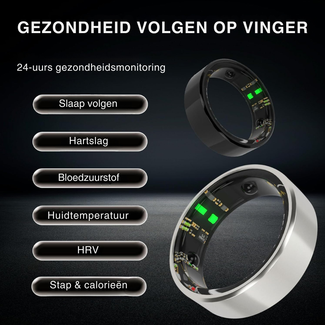LifeRing | Versterk uw gezondheid en levensstijl (geschikt voor IOS en Android)