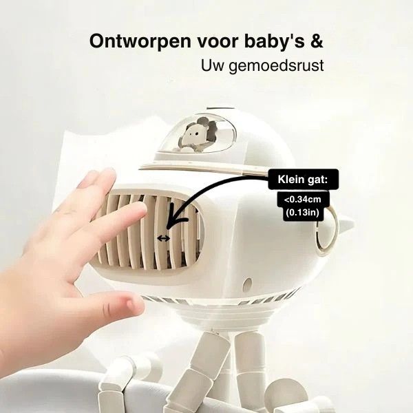 BabyWhirl ventilator - Koele lucht, dagelijks een warme glimlach
