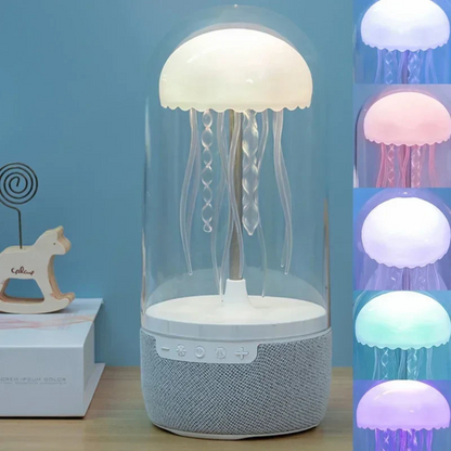 JellyTune Lamp | Rustgevende kwallenweergave met muziek