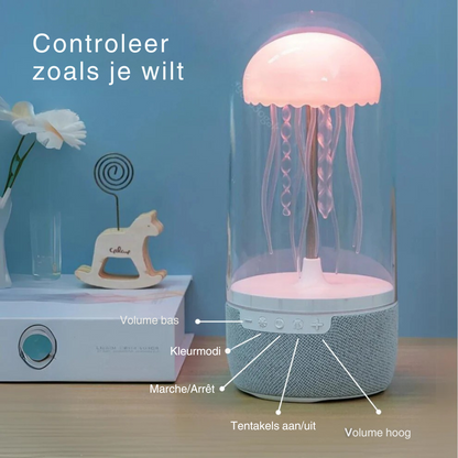 JellyTune Lamp | Rustgevende kwallenweergave met muziek