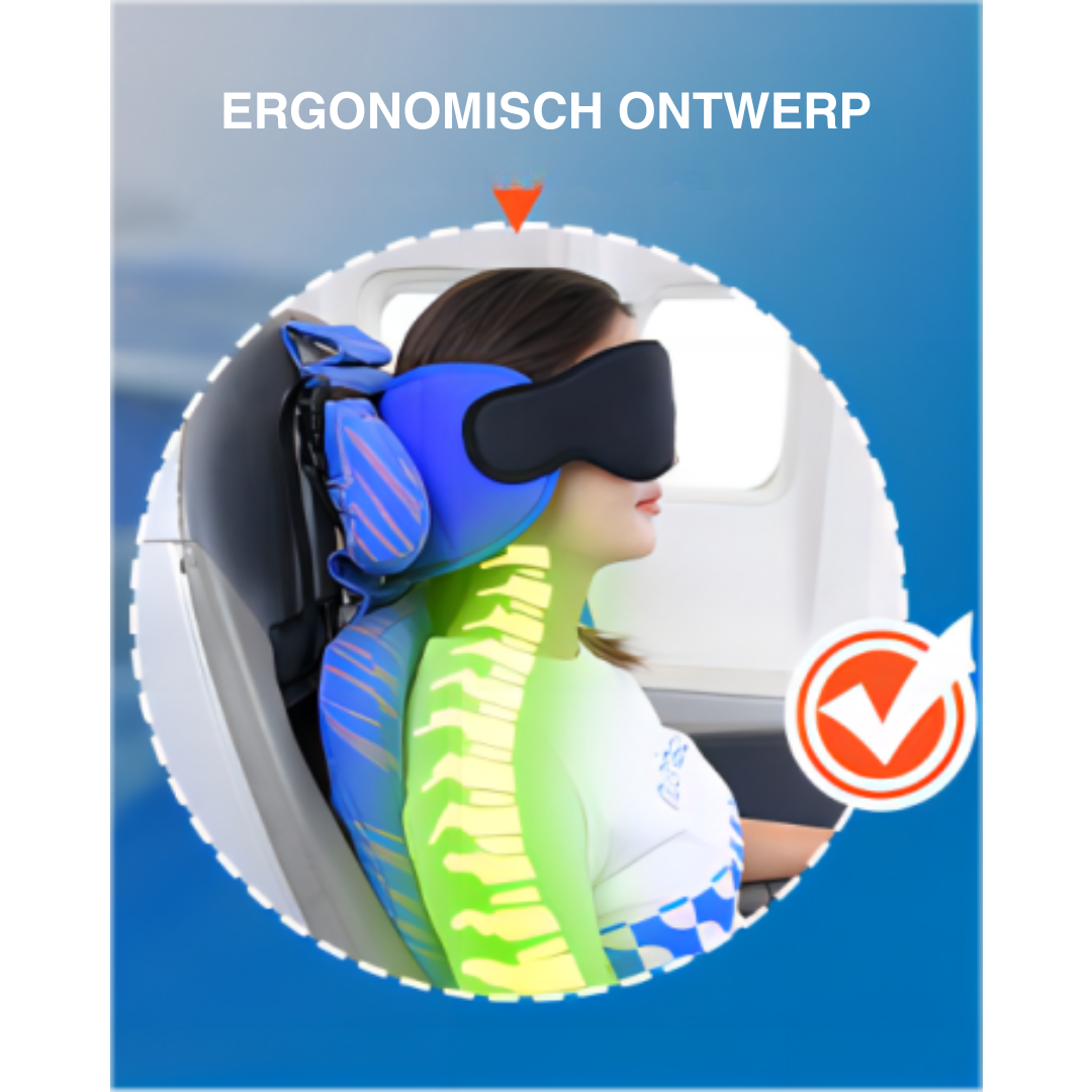 TravelRest Hoofdkussen - Maximaal comfort tijdens je reis