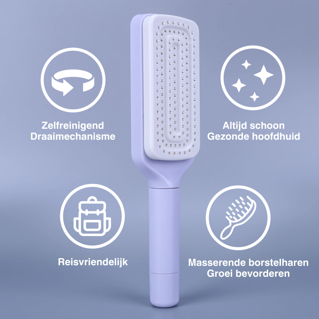 TwistClean Borstel | Gemakkelijk haar verwijderen met een draaibeweging