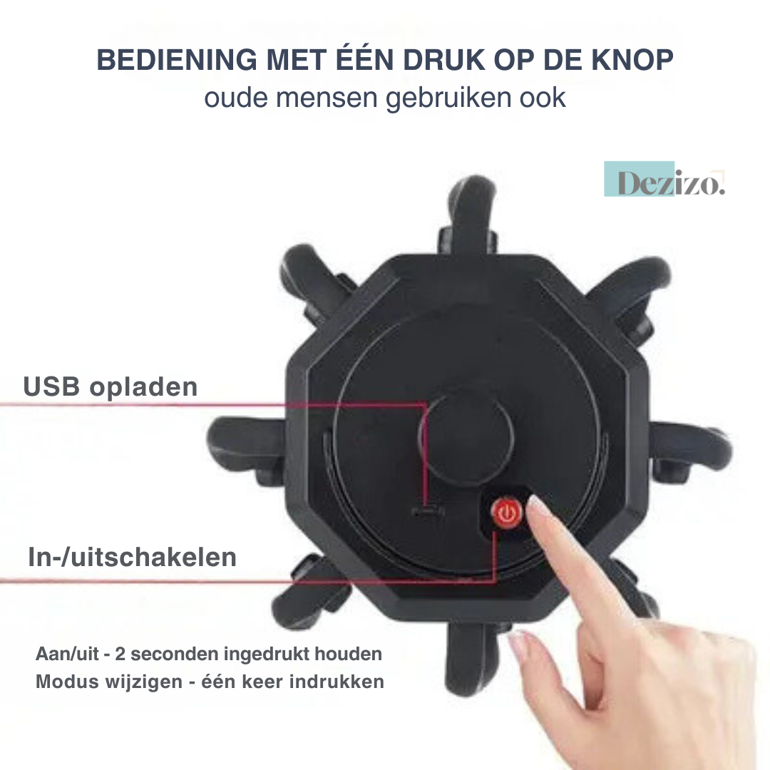 StressEase Elektrische Hoofdmassager | Overal ontspanning voor je hoofdhuid