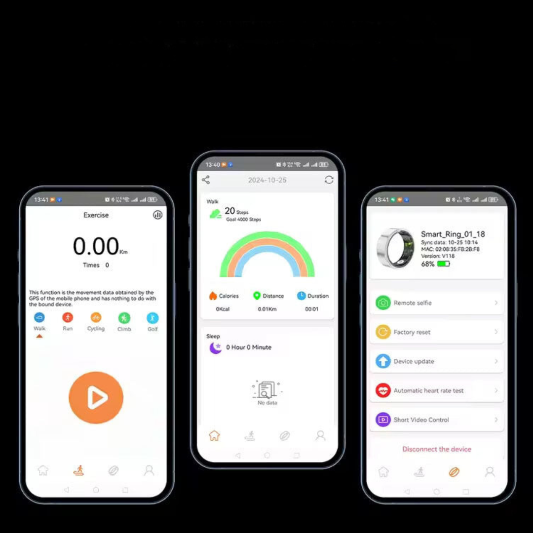 LifeRing | Versterk uw gezondheid en levensstijl (geschikt voor IOS en Android)