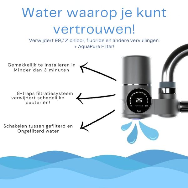 AquaPure Filter - Helder, veilig water rechtstreeks uit de kraan