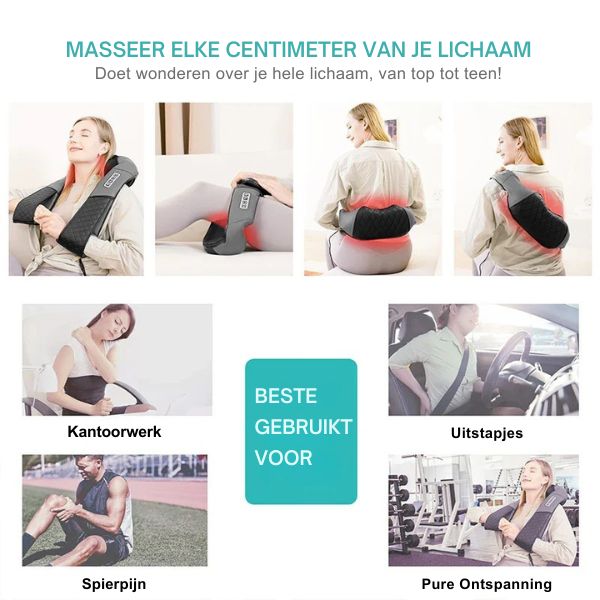 DeepEase Massager - Druk, ontspan en adem dieper