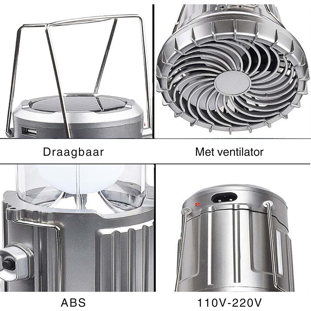 GlowFan | Licht en lucht, altijd en overal