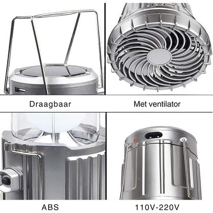 GlowFan | Licht en lucht, altijd en overal