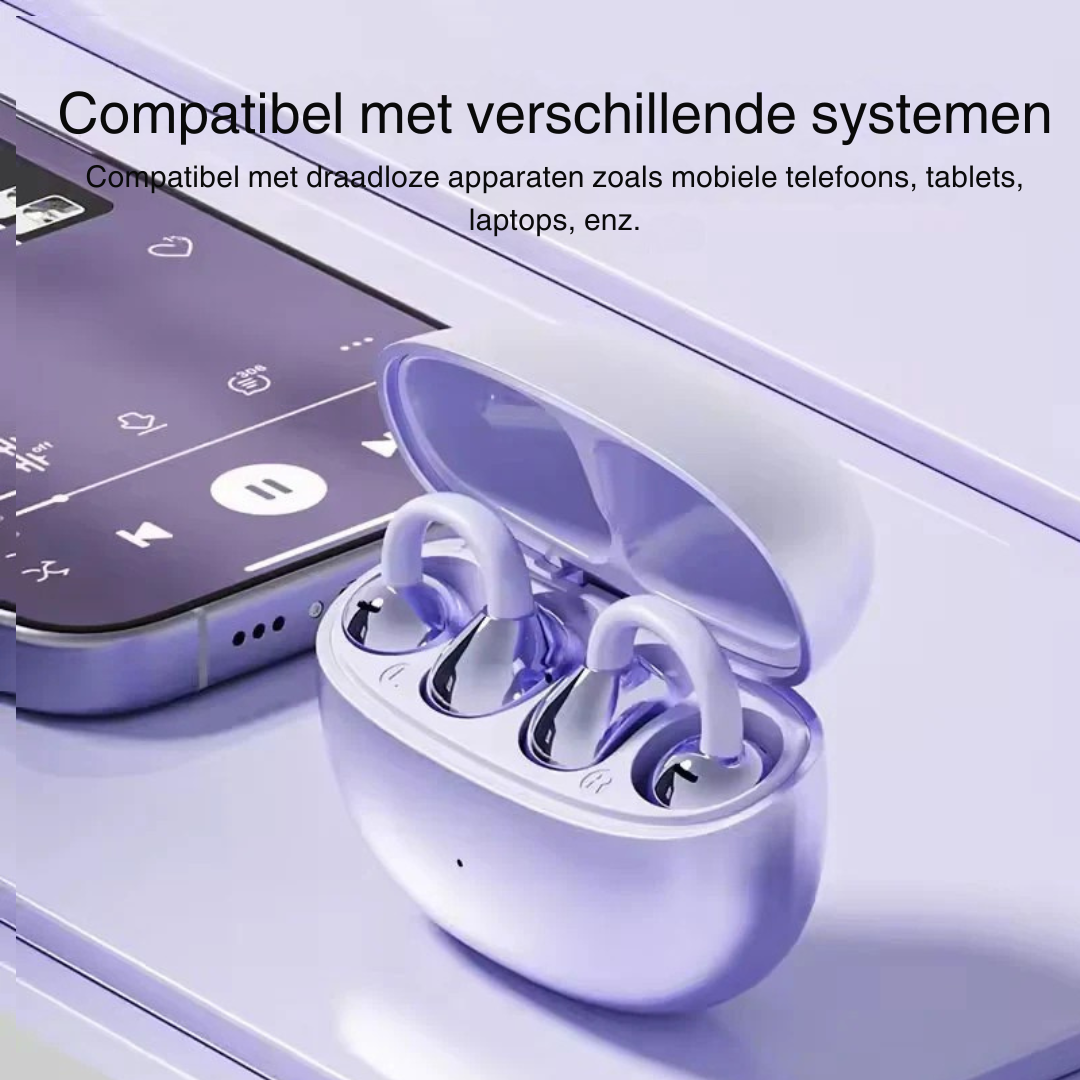 ClipBeats | Veilige pasvorm, krachtig geluid (geschikt voor IOS en Android)