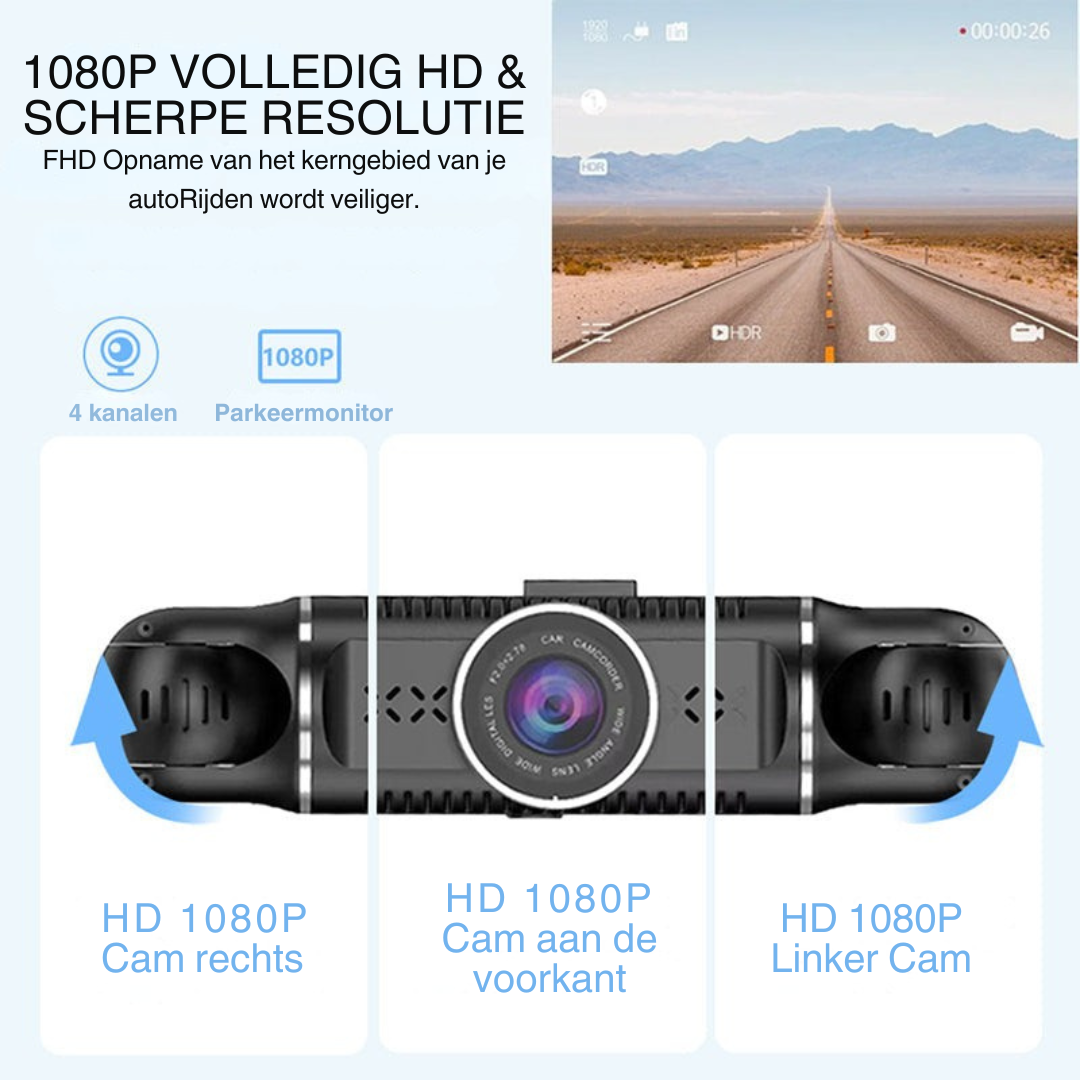 DriveGuard Pro | Volledige dekking, geen dode hoeken
