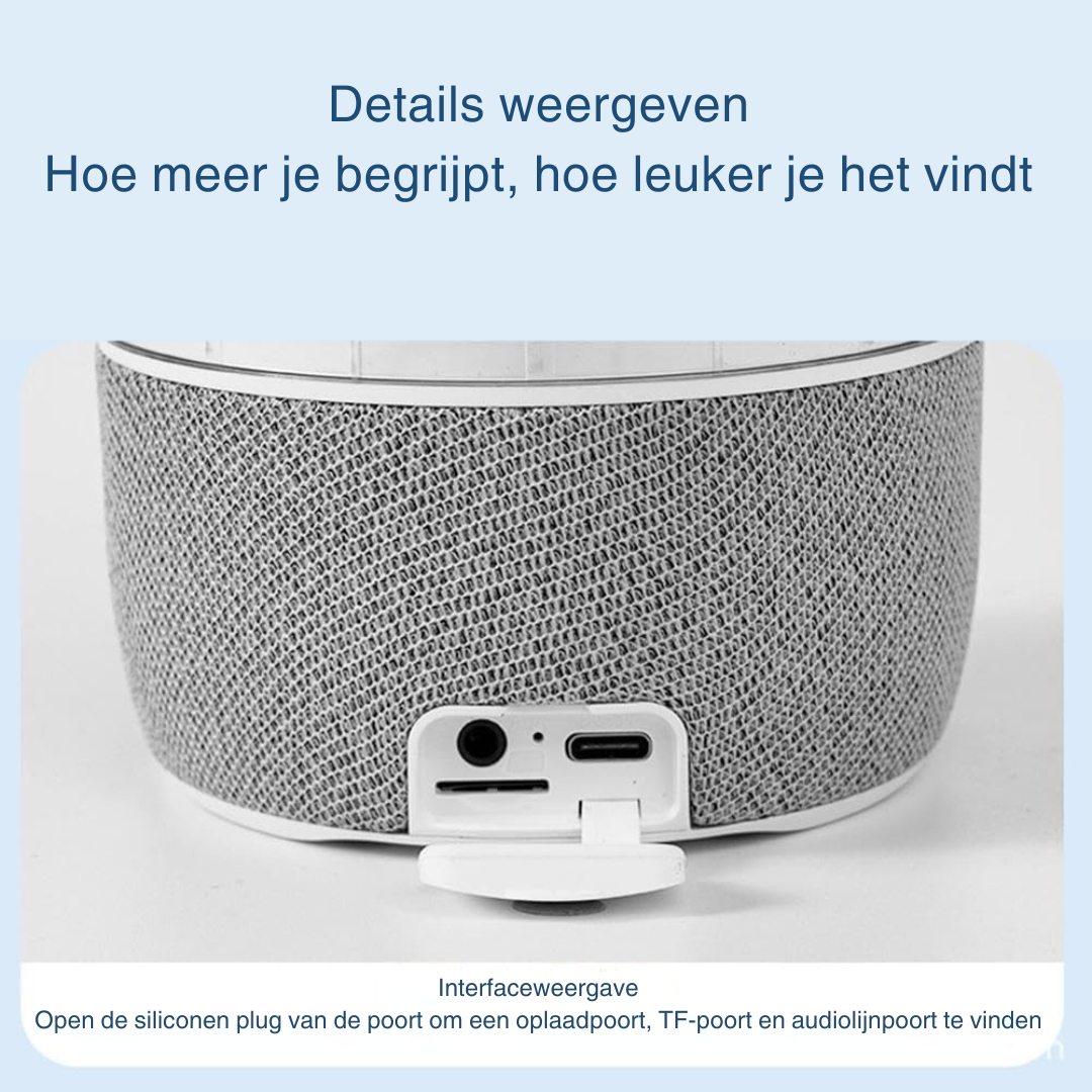 JellyTune Lamp | Rustgevende kwallenweergave met muziek