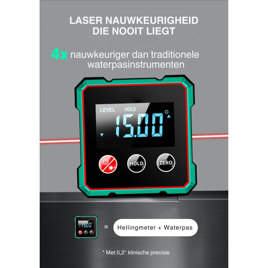 AngleXpert Laser | Voor snelle en nauwkeurige hoekmetingen