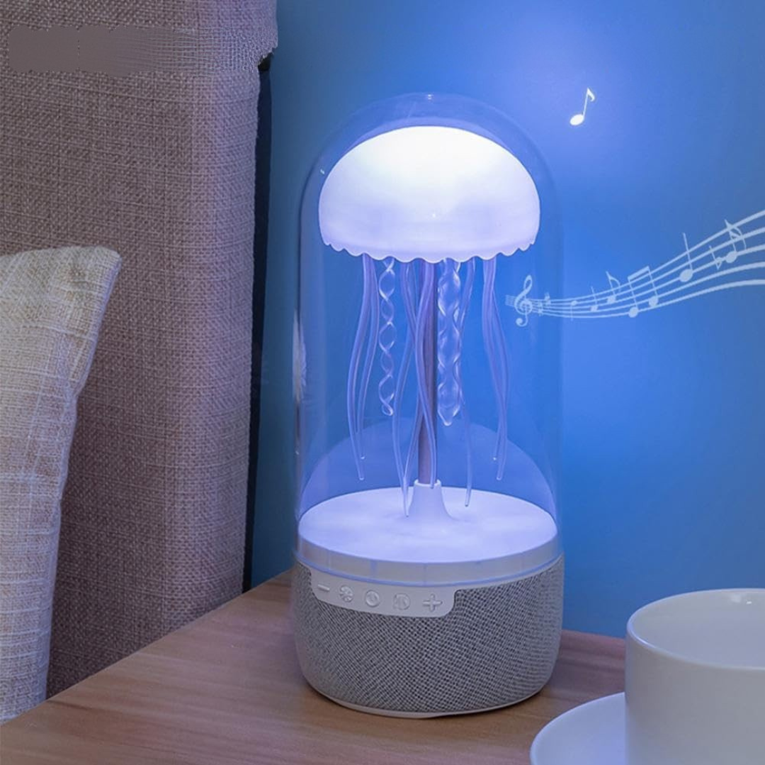 JellyTune Lamp | Rustgevende kwallenweergave met muziek