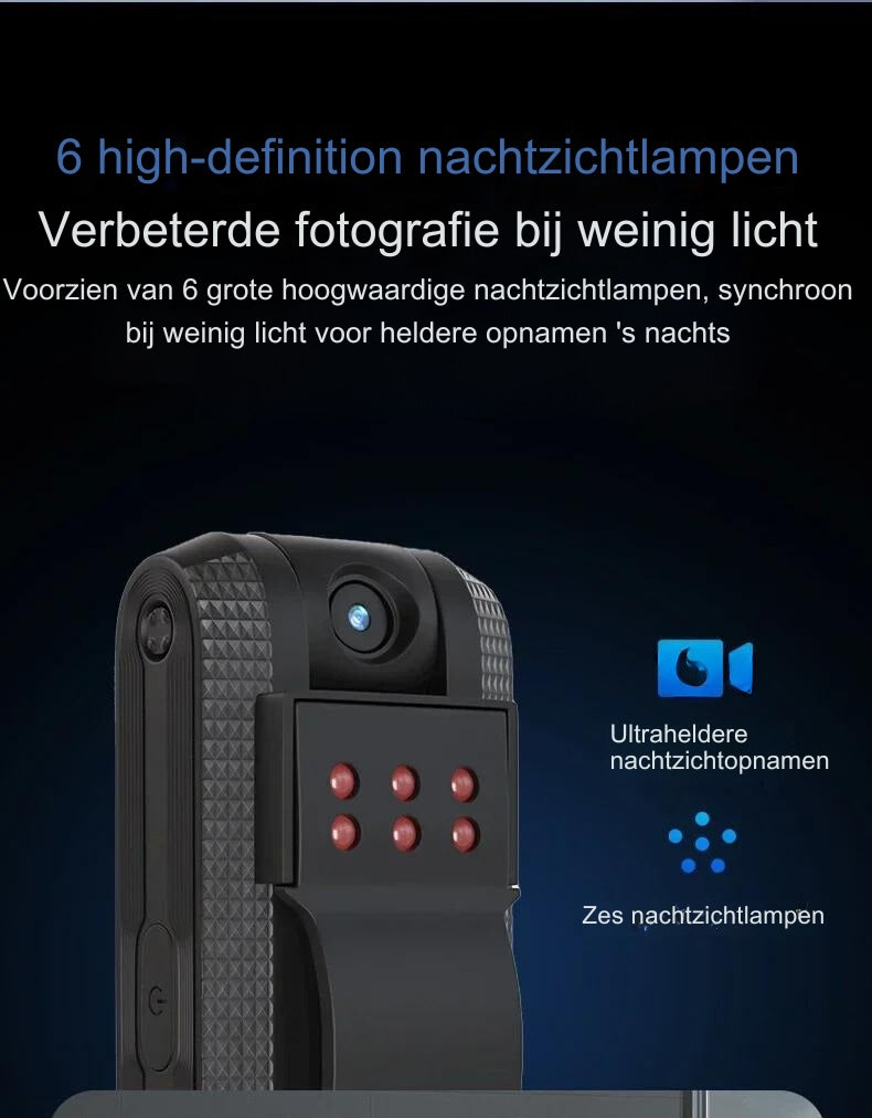 ActiveVision MiniProCam | De Ultieme Draagbare Videorecorder + Gratis 64GB SD Kaart