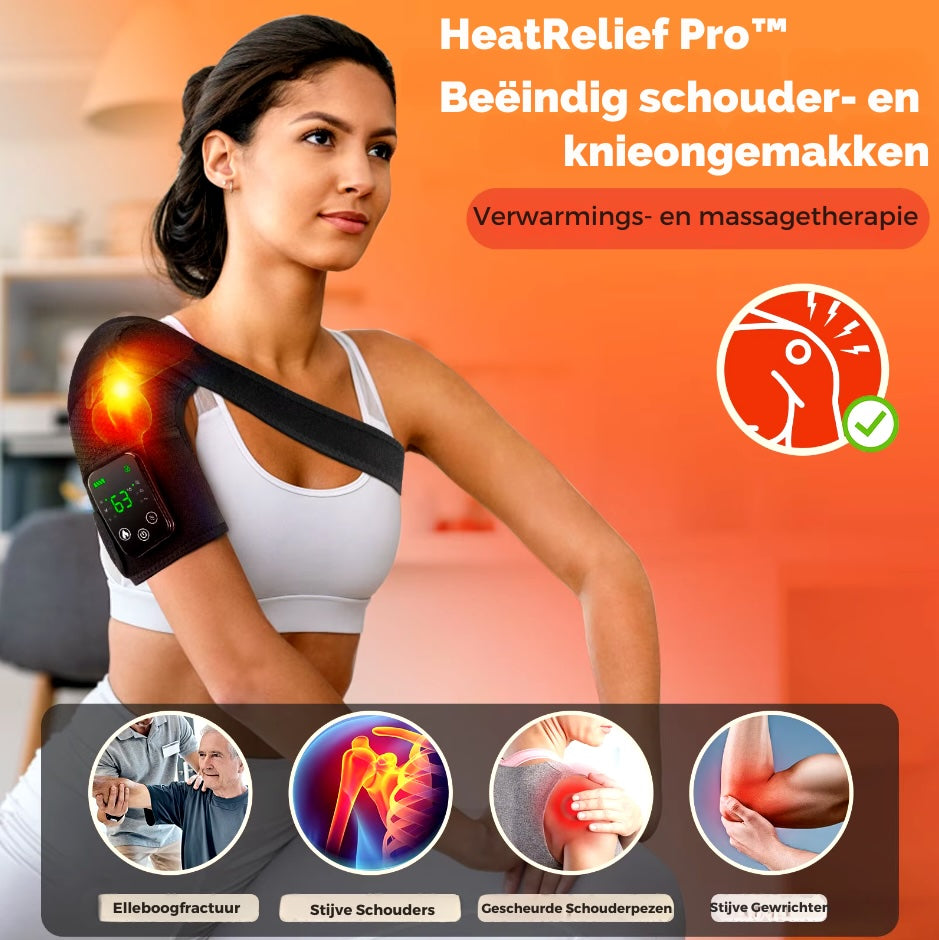 HeatRelief Pro™ | Innovatieve warmte- en vibratietherapie voor directe gewrichtsverlichting