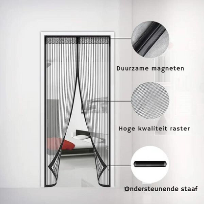 EasyGuard™ Magnetische hordeur gordijn | Bescherming tegen insecten, zonder moeite