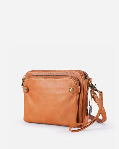 Lanelle™️ - Leren crossbody schoudertas | Stijlvol, praktisch, en onmisbaar