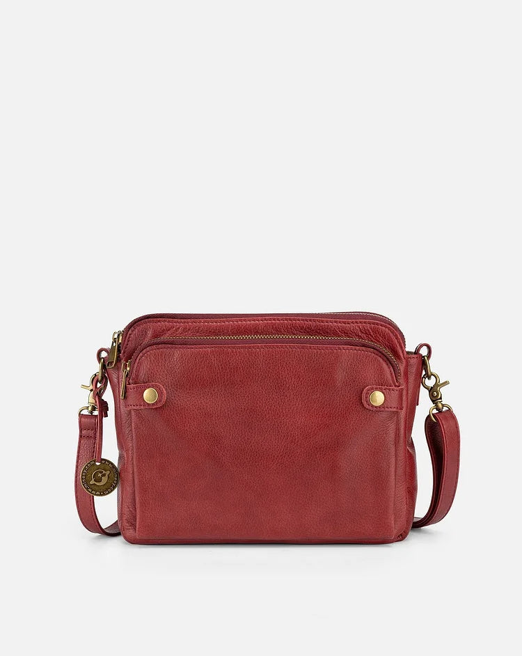 Lanelle™️ - Leren crossbody schoudertas | Stijlvol, praktisch, en onmisbaar